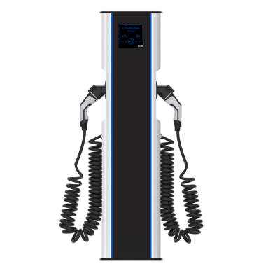 ELINTA CHARGE CITYCHARGE V2 Plus – 2×22 kW, LAN, Wifi, RFID, T2 kaablitega