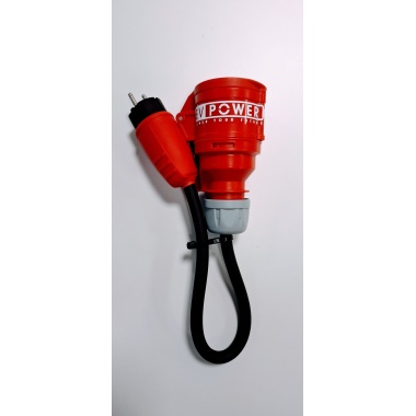 Adapter CEE 16A to Schuko (230V) 50 cm