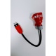 Adapter CEE 16A to Schuko (230V) 50 cm